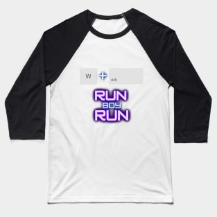 Run Boy Run Baseball T-Shirt
